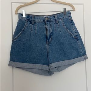 Topshop Balloon Denim Shorts
